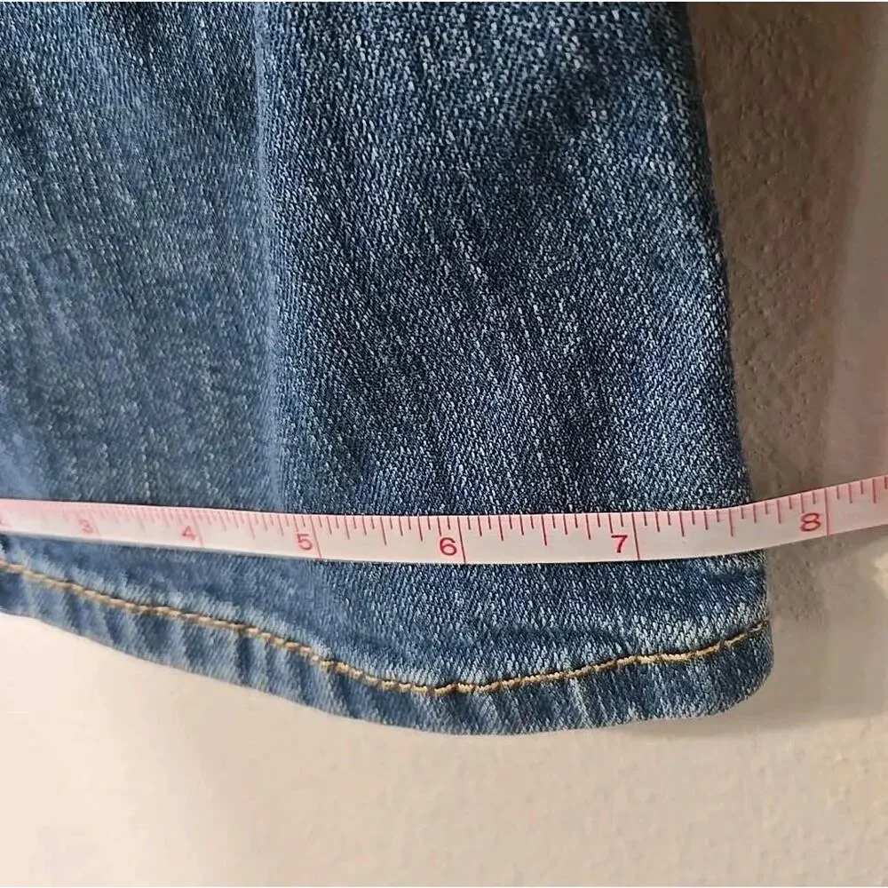 Levi's 513 Men's Jeans W32 L34 Slim Straight Blue Denim Medium Wash #0203